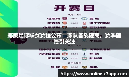 挪威足球联赛赛程公布：球队备战磋商，赛季前景引关注